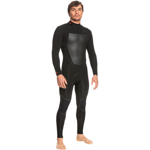 2023 Quiksilver Mens Marathon Sessions 4/3mm GBS Back Zip Wetsuit EQYW103217 - Black